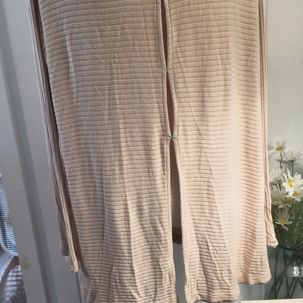 FREE PEOPLE Lovers Split Back Pullover Ribbed Tun… - image 5